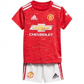 Koszulka Manchester United Dziecięcy Domowe Stroje Piłkarskie 2020/2021 Krótki Rękaw
